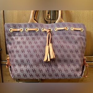 Dooney & Bourke Vintage Small Tulip Tassel Tote